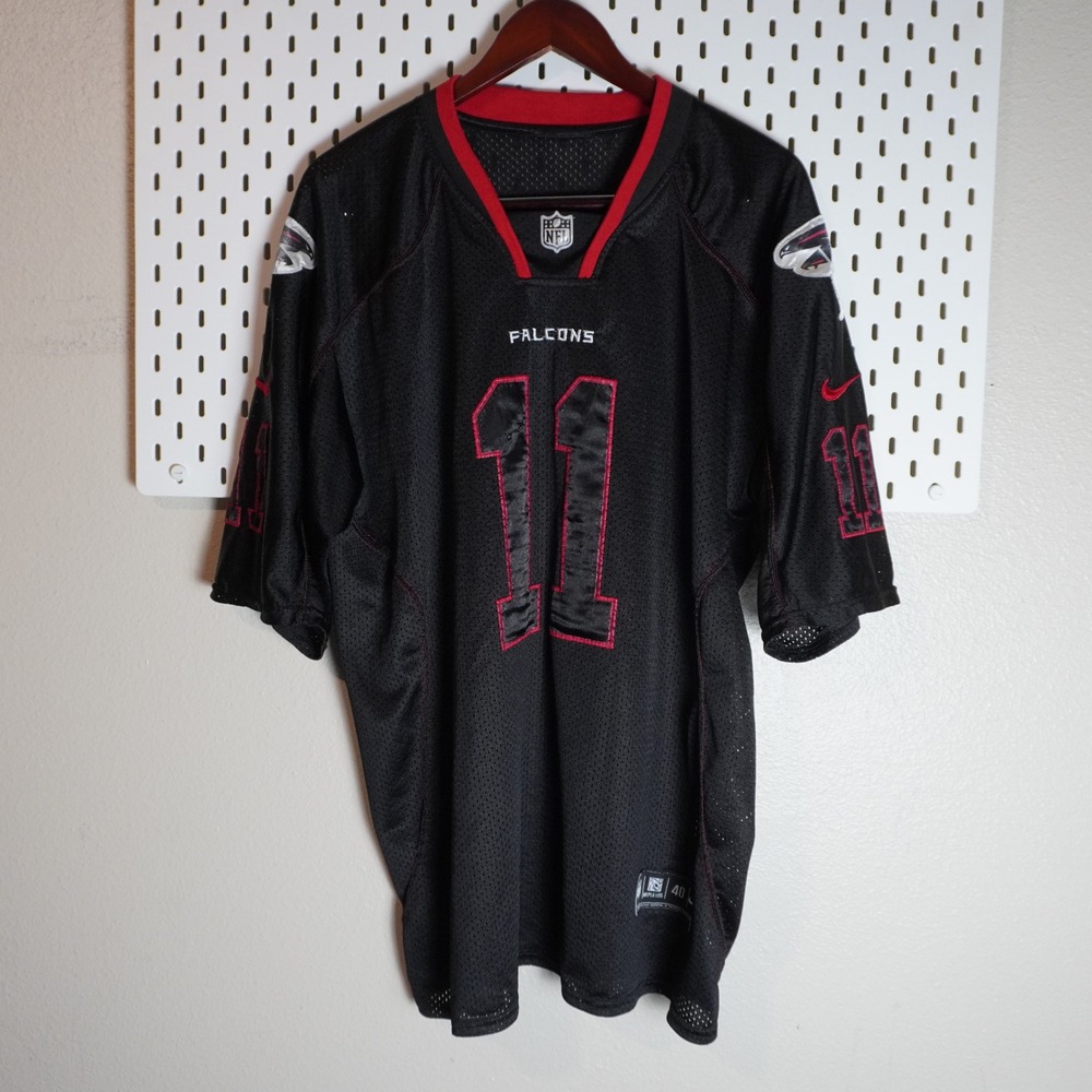 Atlanta Falcons Julio Jones 11 Nike NFL Jersey Black Red‎ Size 40
